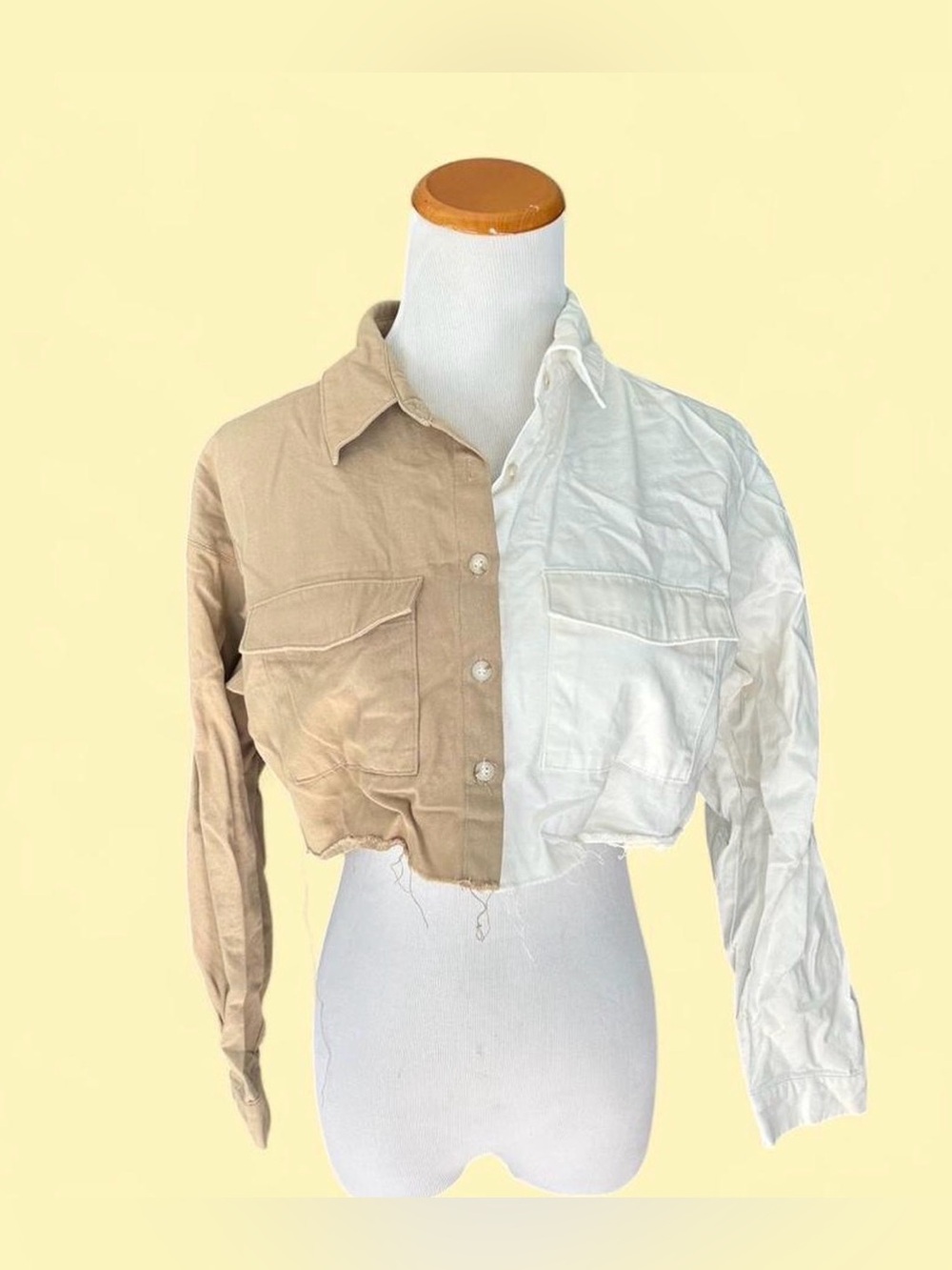 bailey rose cropped shirt